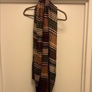 Plaid Multicolor Scarf